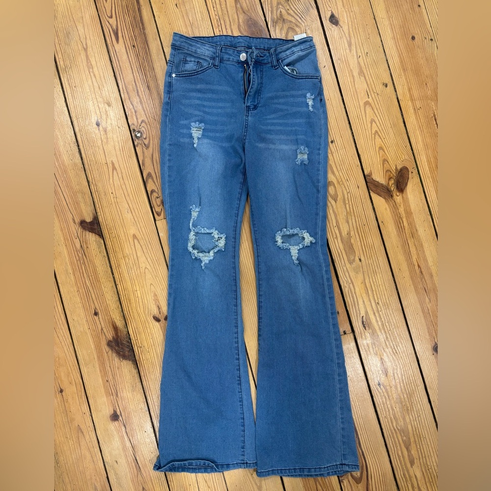 SHEIN Bell Bottom Jeans